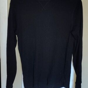 Women's Black Large Old Navy Thermal. Long Sleeve Excellent Condition.